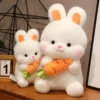Kawaii Therapy Adorable Bunny Carrot Plush XL (45cm)