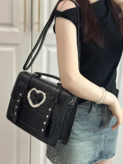 Kawaii Therapy Hearts Preppy Shoulder Bag – Limited Edition -Kawaiitherapy Shop 79220 fm4ter