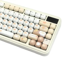 Kawaii Toasted Marshmallow Cat Mog Profile Keycaps (136 Keys) -Kawaiitherapy Shop 79780 1eqvys