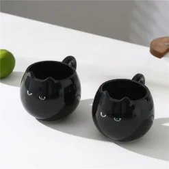 Kawaii Therapy Neko Black Cat Eyes Cup β Limited Edition