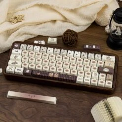 Kawaii Cat Coffee Cafe Themed Keycaps – Limited Edition -Kawaiitherapy Shop 79987 awubbt scaled 1