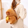 Kawaii Therapy Capybara Hand Warmer Backpack