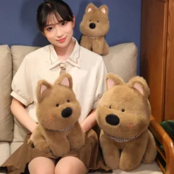 Kawaii Adorable Fluffy Terrier Plush (30cm) – Limited Edition -Kawaiitherapy Shop 80127 2e6ubc