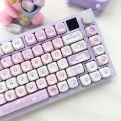 Kawaii Cat Tea Party Mao Profile Keycaps (132 Keys)