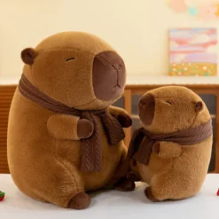 Kawaii Capybara Stuffed Animal With Scarf (30cm) -Kawaiitherapy Shop 80214 zs7pgg