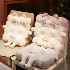 Kawaii Japanese Style Cat Biscuit Seat Cushion -Kawaiitherapy Shop 80281 hmdiqh
