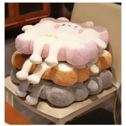 Kawaii Japanese Style Cat Biscuit Seat Cushion -Kawaiitherapy Shop 80281 ldkmrh