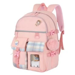 Kawaii Large Capacity Canvas Grid Backpack – Limited Edition -Kawaiitherapy Shop 9fcd45c7 81c1 489f 9e4b 4b9536fcd98b