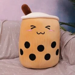 Kawaii Bubble Milk Tea Plush XL (50cm) -Kawaiitherapy Shop Bubble Tea Plush 1