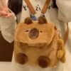 Kawaii Capybara Plush Shoulder Bag – Limited Edition