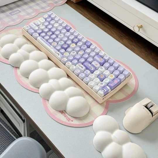 Kawaii Cloud Memory Foam Wrist Pad – Limited Edition 1 Kawaii Cloud Memory Foam Wrist Pad – Limited Edition