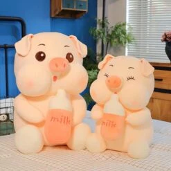 Kawaii Therapy Chubby Pig Milk Bottle Plush XL (45cm) -Kawaiitherapy Shop IMG 0046