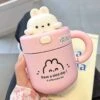 Kawaii Bunny Stainless Steel Cup (530ml) – Limited Edition