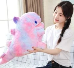 Kawaii Dinosaur Shark Plush (60cm) – Limited Edition -Kawaiitherapy Shop IMG 1330