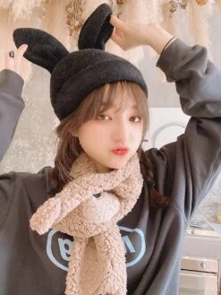 Kawaii Bunny Ears Autumn Beanie – Limited Edition 11 Kawaii Bunny Ears Autumn Beanie – Limited Edition -Kawaiitherapy Shop IMG 2088