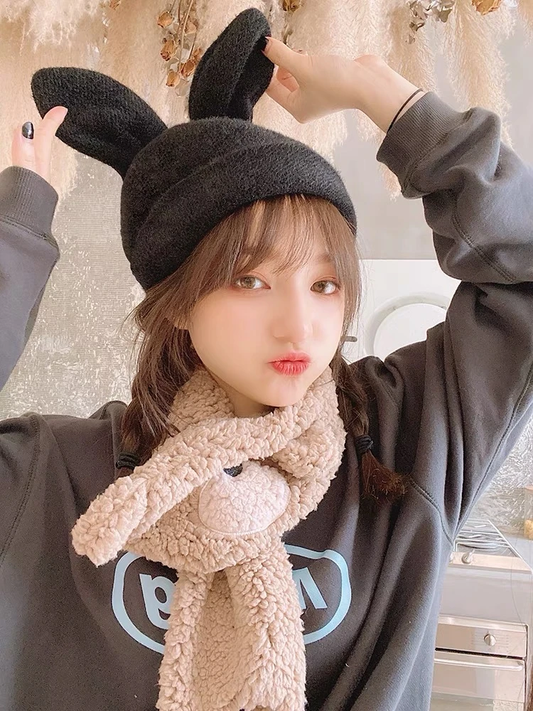 Kawaii Bunny Ears Autumn Beanie – Limited Edition 5 Kawaii Bunny Ears Autumn Beanie – Limited Edition - Image 5