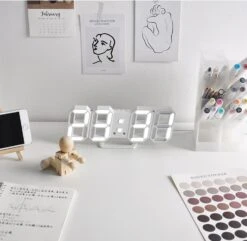 Kawaii Aesthetic Mini LED USB Digital Clock – Limited Edition