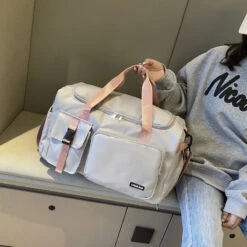 Kawaii Large Capacity Multipocket Travel Duffel Bag -Kawaiitherapy Shop IMG 2218
