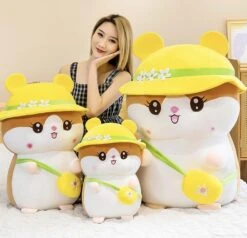 Kawaii Chubby Hamster Plush (30cm) – Limited Edition -Kawaiitherapy Shop IMG 3285