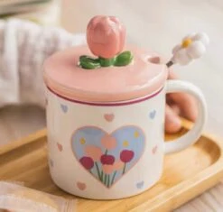 Kawaii Therapy Tulip Ceramic Cup (350ml) – Limited Edition 17 Kawaii Therapy Tulip Ceramic Cup (350ml) – Limited Edition -Kawaiitherapy Shop IMG 3907