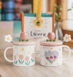 Kawaii Therapy Tulip Ceramic Cup (350ml) – Limited Edition 16 Kawaii Therapy Tulip Ceramic Cup (350ml) – Limited Edition -Kawaiitherapy Shop IMG 3908