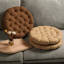 Kawaii Double Biscuit Seat Cushion – Limited Edition -Kawaiitherapy Shop IMG 3980
