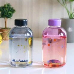 Kawaii Galaxy Stars Glass Bottle (600ml) 13 Kawaii Galaxy Stars Glass Bottle (600ml) -Kawaiitherapy Shop IMG 4090 1