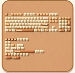 Akko Steam Bun Wonderland Mog Design 138pcs Keycaps -Kawaiitherapy Shop IMG 5142