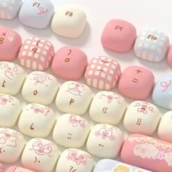 Akko Pig Party Mog Design 139pcs Keycaps -Kawaiitherapy Shop IMG 5239