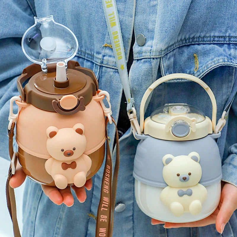 Kawaii Jumbo Bear Straw Water Bottle – Limited Edition 5 Kawaii Jumbo Bear Straw Water Bottle – Limited Edition - Image 5