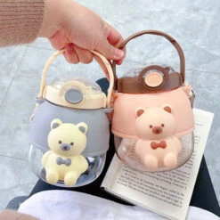 Kawaii Jumbo Bear Straw Water Bottle – Limited Edition 15 Kawaii Jumbo Bear Straw Water Bottle – Limited Edition -Kawaiitherapy Shop IMG 5527