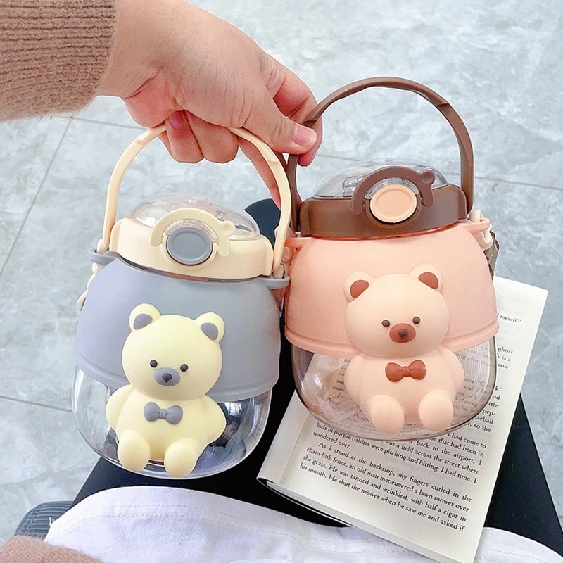 Kawaii Jumbo Bear Straw Water Bottle – Limited Edition 7 Kawaii Jumbo Bear Straw Water Bottle – Limited Edition - Image 7