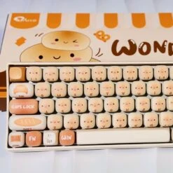 Akko Steam Bun Wonderland Mog Design 138pcs Keycaps -Kawaiitherapy Shop IMG 5689