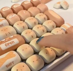 Akko Steam Bun Wonderland Mog Design 138pcs Keycaps -Kawaiitherapy Shop IMG 5698 min