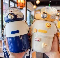 Kawaii Space Bear Thermos Bottle – Limited Edition -Kawaiitherapy Shop IMG 6472 2