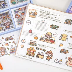 Kawaii Therapy Pastel Kitchen Party Sticker Set (200pcs) -Kawaiitherapy Shop IMG 8110