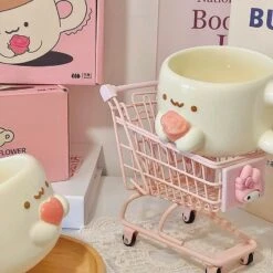 Kawaii Bread Ceramic Coffee Cup – Special Edition -Kawaiitherapy Shop IMG 8586