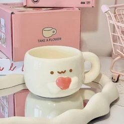 Kawaii Bread Ceramic Coffee Cup – Special Edition -Kawaiitherapy Shop IMG 8587