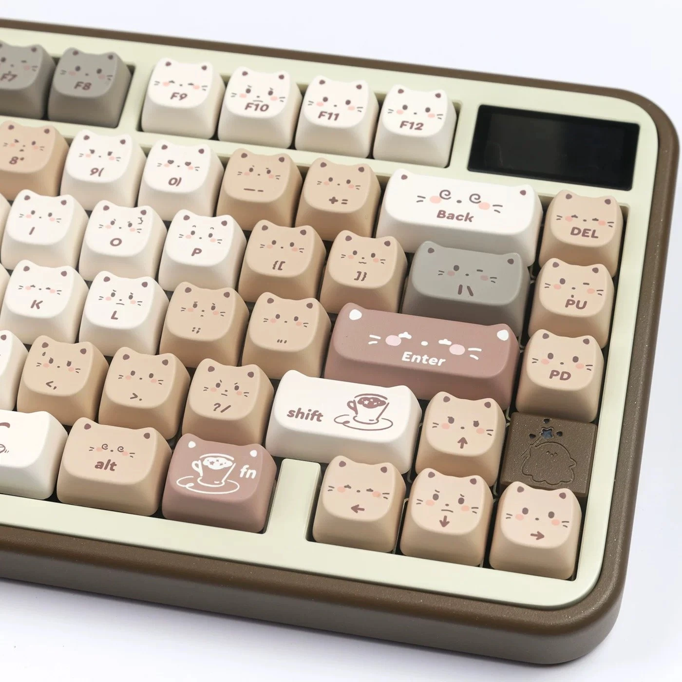 Kawaii Coffee Cat Mao Profile Keycaps (140 Keys) – Special Edition 1 Kawaii Coffee Cat Mao Profile Keycaps (140 Keys) – Special Edition