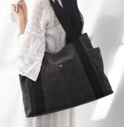 Kawaii Therapy Large Canvas Tote Bag – Limited Edition -Kawaiitherapy Shop IMG 9665