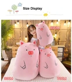 Kawaii Huggable Animal Plush Collection (65cm) – Jumbo Edition -Kawaiitherapy Shop Jumbo Animal Plush Size Chart