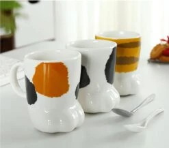 Kawaii Therapy Cat Paw Ceramic Cup β Limited Edition