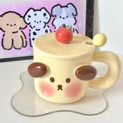 Kawaii Therapy Animal Friends Ceramic Cup β Limited Edition