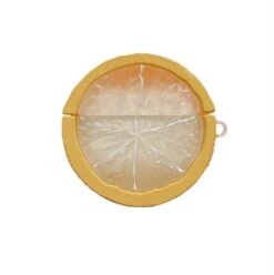 Kawaii Orange Fruit Earphone Protective Case -Kawaiitherapy Shop Lemon Case 4
