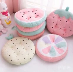 Kawaii Fruit Cushion Pillow (45cm) – Limited Edition