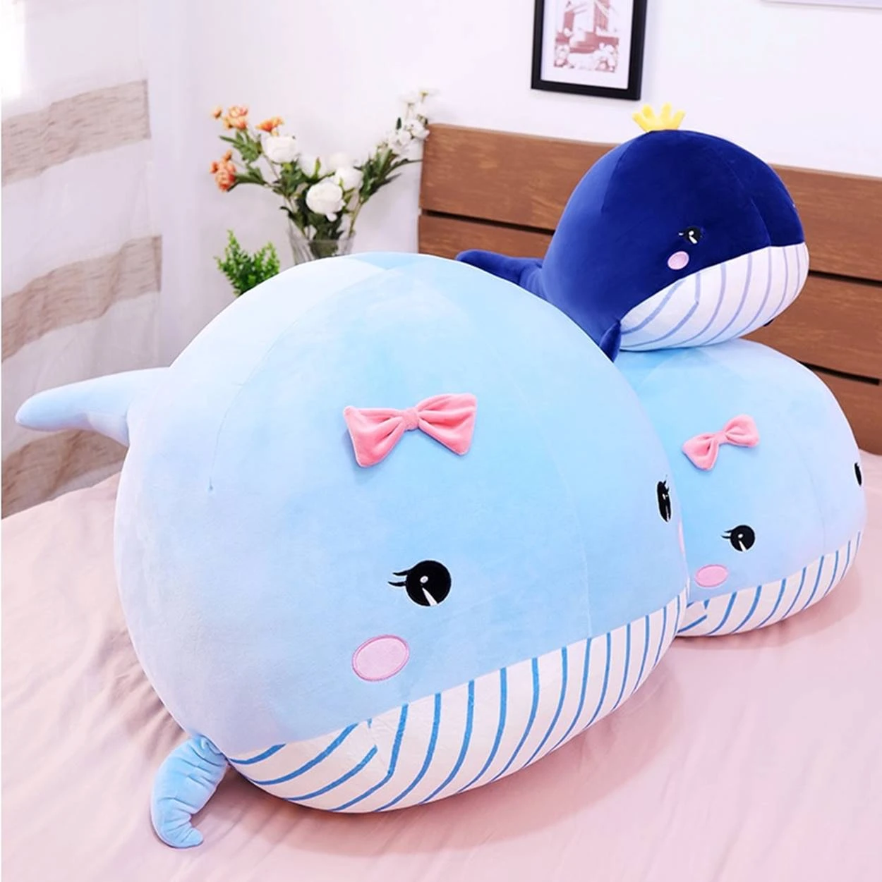 Kawaii Whale Plush Jumbo Edition (90cm) 6 Kawaii Whale Plush Jumbo Edition (90cm) - Image 6