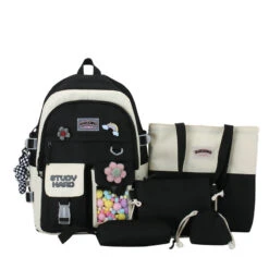 Kawaii Study Harajuku Backpack Set (5pcs) – Limited Edition -Kawaiitherapy Shop a4313b21 287f 42ad 8c4c 7fc53f162815