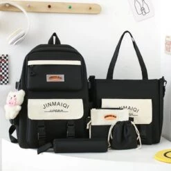 Kawaii Korea Pastel Harajuku Backpack Set (5pcs) -Kawaiitherapy Shop b2a9341d e436 4dde a8dd 614ed2fe3424