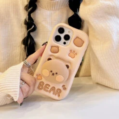 Kawaii Cute Bear Silicone 3D Phone Case – Limited Edition -Kawaiitherapy Shop b78c8095 6175 4952 b4e1 c2212755a43b