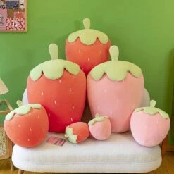 Kawaii Therapy Strawberry Pillow (30cm) -Kawaiitherapy Shop c4339ea0 0f3c 417e 8554 3ea23a04a17b